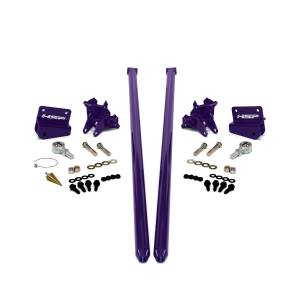 HSP Diesel - HSP Diesel 2011-2019 Silverado/Sierra 2500/3500 58 inch Bolt On Traction Bars 4 Inch Axle Diameter Kingsport Grey - 535-1-DG - Image 4