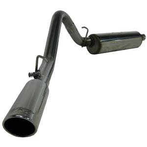MBRP - MBRP 1997-1999 Jeep Wrangler (TJ) Inline-4 2.5L Inline-6 4.0L Cat Back Single - S5512409 - Image 3