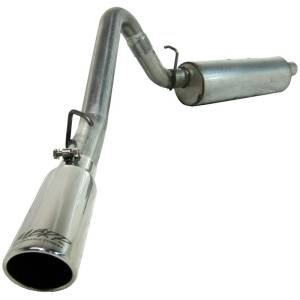 MBRP - MBRP 1997-1999 Jeep Wrangler (TJ) Inline-4 2.5L Inline-6 4.0L Cat Back Single - S5512AL - Image 4