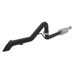 MBRP - MBRP 2007-2009 Jeep Wrangler (JK) 3.8L V6 4 dr Off-Road Tail Pipe Muffler before Axle - S5514BLK - Image 3