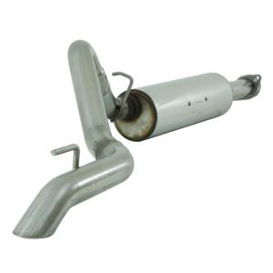 MBRP - MBRP 04-06 Jeep Wrangler (TJ) Unlimited 4 0L I-6 Cat Back Single T409 Exhaust - S5520409 - Image 2