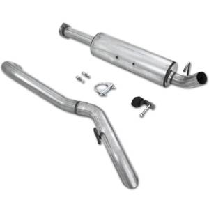 MBRP - MBRP 04-06 Jeep Wrangler (TJ) Unlimited 4 0L I-6 Cat Back Single Aluminized Exhaust - S5520AL - Image 4