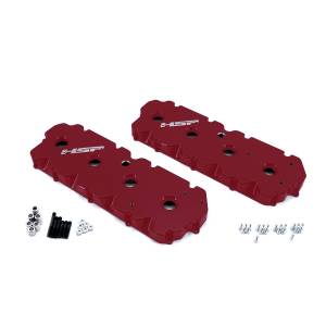 HSP Diesel - HSP Diesel 2001-2004 Silverado/Sierra 2500/3500 Billet Valve Covers Kingsport Grey - 146-DG - Image 4