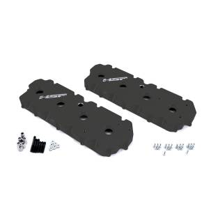 HSP Diesel - HSP Diesel 2001-2004 Silverado/Sierra 2500/3500 Billet Valve Covers Kingsport Grey - 146-DG - Image 6