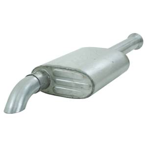 MBRP - MBRP 00-06 Jeep Wrangler (TJ) Inline-4 2.5L Inline-6 4.0L Cat Back Single Off-Road Turn Down Alum Ex - S5522AL - Image 3