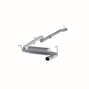 MBRP - MBRP 12 Jeep Wrangler/Rubicon 3.6L Cat Back Single Rear Exit Alum Exhaust - S5526AL - Image 2