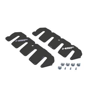 HSP Diesel - HSP Diesel 2004.5-2010 Silverado/Sierra 2500/3500 Billet Valve Covers Kingsport Grey - 046-DG - Image 1