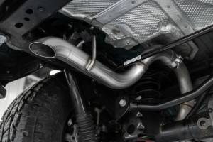 MBRP - MBRP 2.5in Axle Back Muffler Bypass Pipe 18-20 Jeep Wrangler JL 2DR/4DR 3.6L T409 - S5527409 - Image 4