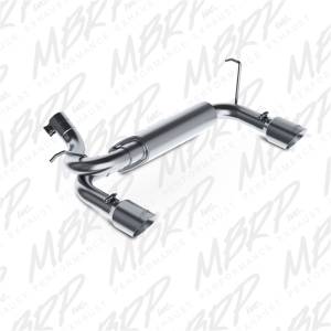 MBRP - MBRP 07-14 Jeep Wrangler/Rubicon 3.6L/3.8L V6 Axle-Back Dual Rear Exit Aluminum Performance Exhaust - S5528AL - Image 3