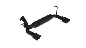 MBRP - MBRP 07-14 Jeep Wrangler/Rubicon 3.6L/3.8L V6 Axle-Back Dual Rear Exit Black Performance Exhaust Sys - S5528BLK - Image 5