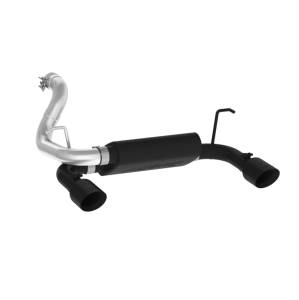 MBRP - MBRP 2018+ Jeep Wrangler (JL) 3.6L V6 Dual Rear Exit Axle Back BLK Exhaust System - S5529BLK - Image 3