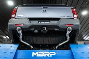 MBRP - MBRP 21-22 Honda Ridgeline T304 Stainless Steel 2.5in Cat-Back - Dual Split Rear Exit - S5901304 - Image 3