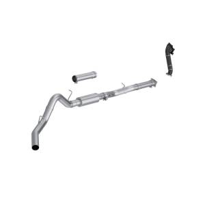MBRP 01-04 Chevy Silverado / GMC Sierra 2500/3500HD 4in OD CatBack Single Side Exit w/ Downpipe - AL - S6001P