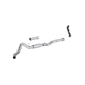 MBRP - MBRP 2005 Chevy Silverado / GMC Sierra 2500/3500HD 4in OD CatBack Single Side Exit w/ Downpipe - AL - S6003P - Image 1