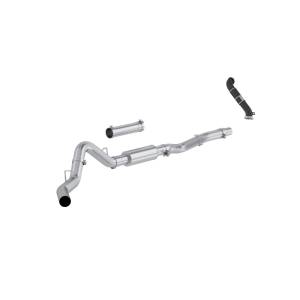 MBRP 06-07 Chevy Silverado / GMC Sierra 2500/3500HD 4in OD CatBack Single Side Exit w/ Downpipe - AL - S6007P