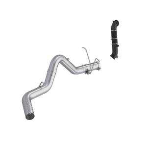 MBRP 11-15 Chevy Silverado / GMC Sierra 2500/3500HD 4in OD CatBack Single Side Exit w/ Downpipe - AL - S6050PLM