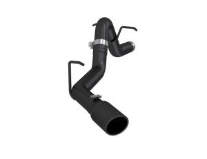 MBRP 16-19 Chevy/GMC Colorado/Canyon Duramax 3in Filter Back Single Side Black Coated Exhaust System - S6058BLK