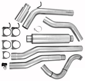 MBRP - MBRP 88-93 Dodge 2500/3500 Cummins 4WD ONLY Turbo Back Single Side Exit Alum Exhaust System - S6150AL - Image 2
