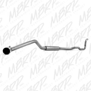 MBRP - MBRP 88-93 Dodge 2500/3500 Cummins 4WD ONLY Turbo Back Single Side Exit Alum Exhaust System - S6150AL - Image 4