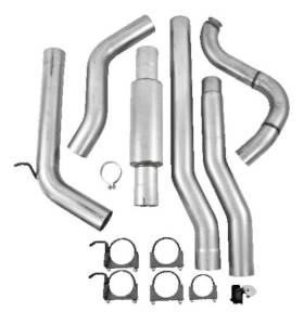 MBRP - MBRP 88-93 Dodge 2500/3500 Cummins 5.9L 4WD ONLY Turbo Back Single Side Exit P Series Exhaust - S6150P - Image 3