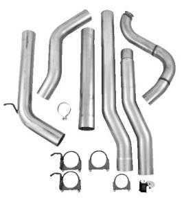 MBRP - MBRP 88-93 Dodge 2500/3500 Cummins 4WD Turbo Back Single Side Exit No Muffler PLM Series Exhaust - S6150PLM - Image 4
