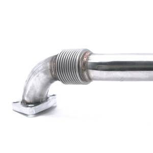 HSP Diesel - HSP Diesel 2001-2004 Chevrolet / GMC 2 inch Replacement Driver Side Up-Pipe Raw - 031-2-HSP-RAW - Image 3