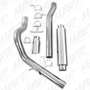 MBRP - MBRP 2003-2007 Ford F-250/350 6.0L EC/CC Cat Back Single Side (Stock Cat) - S6208409 - Image 3