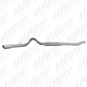 MBRP - MBRP 2003-2007 Ford F-250/350 6.0L EC/CC Cat Back Single Side (Stock Cat) - S6208409 - Image 4