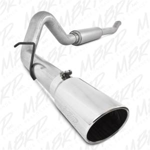 MBRP - MBRP 2003-2007 Ford F-250/350 6.0L EC/CC Cat Back Single Side (Stock Cat) - S6208AL - Image 2