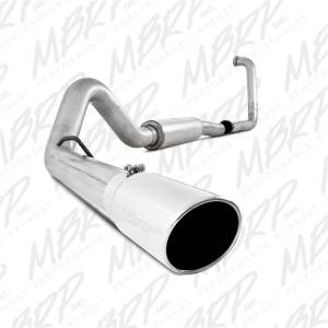 MBRP - MBRP 2003-2005 Ford Excursion 6.0L Turbo Back Single Side (Stock Cat) - S6216AL - Image 3