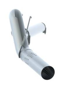 MBRP F-250/350/450 6.4 L 5in Filter Back Single Side Exit No Muffler AL - S62460PLM