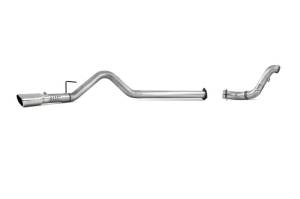 MBRP - MBRP 11-14 Ford 6.7L F-250/350/450 4in Filter Back Single Side Exit Alum and Down Pipe Exhaust - S6284AL - Image 2