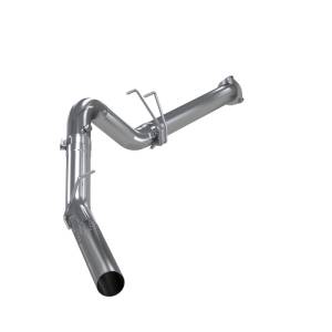 MBRP 11-16 Ford F250/350/450 6.7L 4in Filter Back Single Exit Aluminized Steel No Muffler - S6287PLM