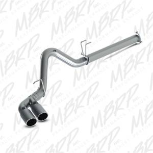 MBRP - MBRP 2015 Ford F250/350/450 6.7L 4in Filter Back Dual Single Side Exit 5in Tips T409 Exhaust - S6288409 - Image 4