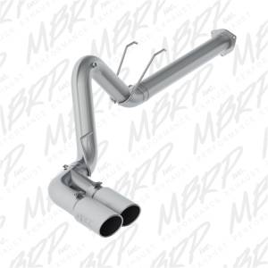 MBRP - MBRP 17-19 Ford F-250/350/450 6.7L 4in Filter Back Single Side Dual Exit T409 Exhaust System - S6290409 - Image 2