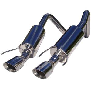 MBRP - MBRP 2005-2008 Chev Corvette Dual Muffler Axle Back 4 Round Dual Wall Tips - S7000304 - Image 4