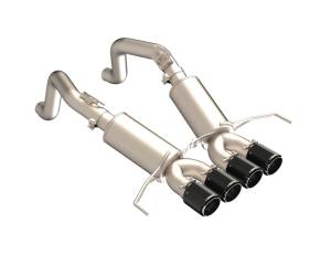 MBRP 14-19 Chevrolet Corvette 3in Dual Split Rear Axle Back w/ Carbon Fiber Tips - S70303CF