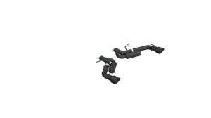 MBRP - MBRP 16-19 Chevrolet Camaro SS Dual Rear Exit Axle Back w/ 4.5in OD Tips - BLK (Non NPP Models) - S7034BLK - Image 2