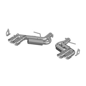 MBRP - MBRP 2016 Chevy Camaro V8 6.2L 6spd 3in T409 Race Dual Axle Back w/ 4.5in Quad Dual Wall Tips - S7036409 - Image 3