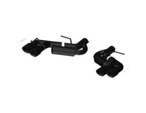 MBRP - MBRP 16-19 Chevy Camaro V8 6.2L 6spd 3in Black Race Dual Axle Back w/ 4.5in Quad Dual Wall Tips - S7036BLK - Image 4