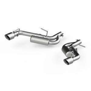 MBRP - MBRP 16-19 Chevrolet Camaro 2.5in Aluminum Non NPP Axle Back Exhaust System - 4in Dual Wall Tips - S7038AL - Image 3