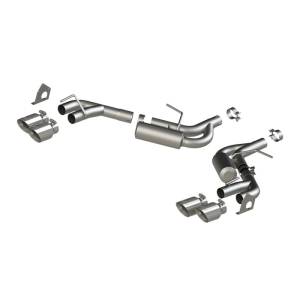 MBRP - MBRP 16-19 Chevrolet Camaro V6 2.5in T304 NPP Dual Axle Back Exhaust w/ 4in Quad Dual Wall Tips - S7039304 - Image 3