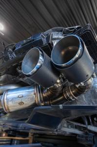 MBRP - MBRP 20-24 Chevrolet Corvette C8 3in Active Cat Back Quad Split Rear Exit Exhaust w/ AFM Sims - S70413CF - Image 2