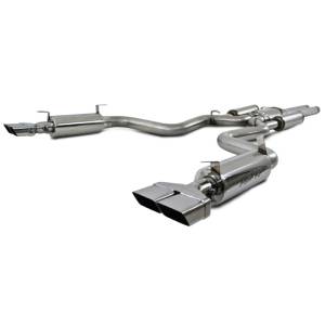 MBRP - MBRP 08-11 Dodge Challenger SRT8 6.1L Hemi T304 Cat Back Dual Split Rear - S7110304 - Image 2