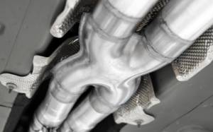 MBRP - MBRP 15-Up Challenger 5.7 / 17-Up 6.2L/6.4L 3in Race Series Cat-Back w/ Quad Tips T304 Exhaust - S71143CF - Image 5