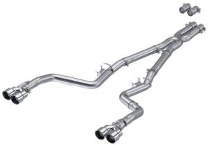 MBRP - MBRP 15-Up Challenger 5.7L / 17-Up 6.2L/6.4L 3in Race Series Cat-Back w/ Quad Tips AS Exhaust - S7114AL - Image 6