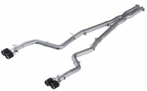 MBRP - MBRP 15-16 Dodge Challenger 5.7L HEMI SS 3in Quad Split Rear Exit w/ Carbon Fiber Tips - T304 - S71163CF - Image 5