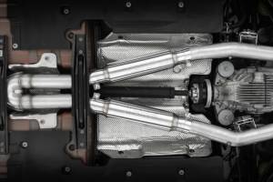 MBRP - MBRP 17-21 Charger 5.7/6.1/6.4L 3in Dual Rear Exit SS Catback Exhaust w/ Carbon Fiber Tips - S71173CF - Image 2