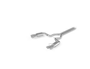 MBRP - MBRP 18-19 Ford Mustang GT 5.0 3in Dual Split Rear Cat Back w/ Quad 4.0in Dual Wall Tips- T304 - S7205304 - Image 2