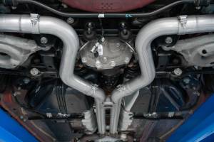 MBRP - MBRP 18-19 Ford Mustang GT 5.0 3in Dual Split Rear Cat Back w/ Quad 4.0in Dual Wall Tips- T304 - S7205304 - Image 4